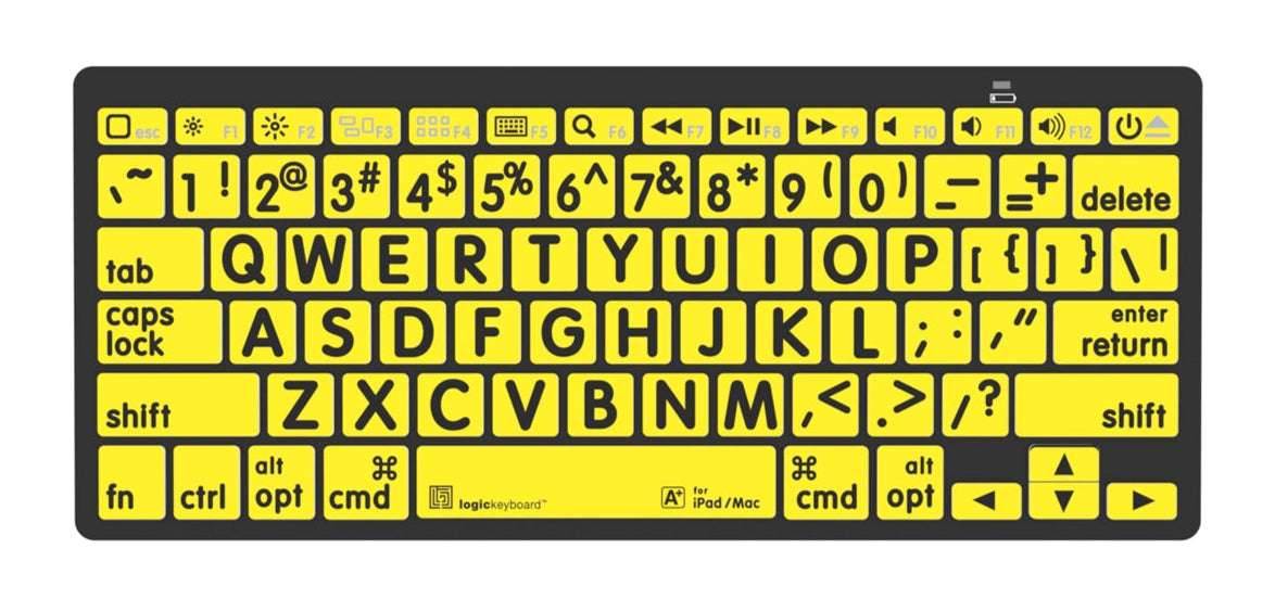 LargePrint Mac Bluetooth Mini Keyboard - American English  Special Needs Computers - 3