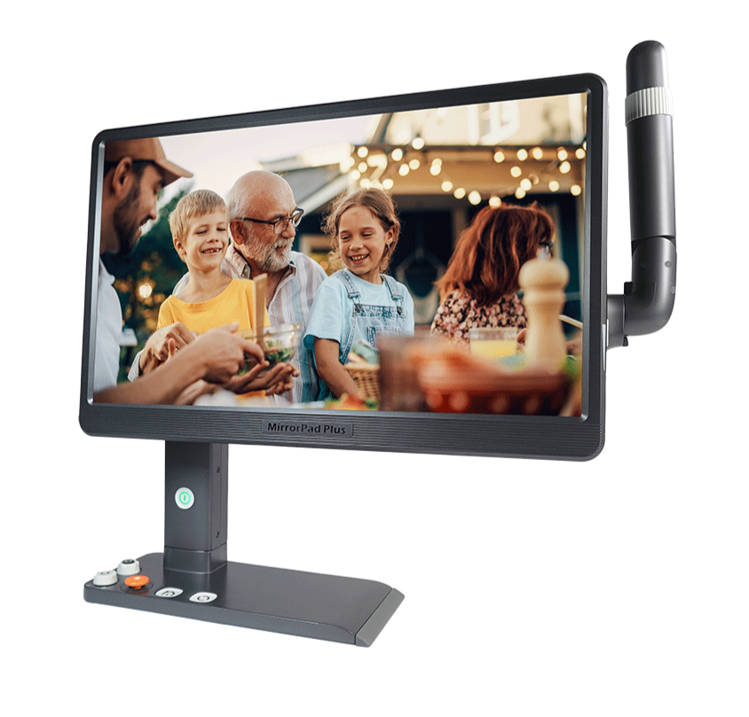 MirrorPad PLUS - 3-in-1 Magnifier + Device Viewer Special Needs Computers - 2