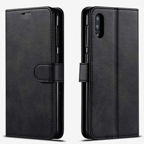 Memory Cell Phone Wallet Case Black