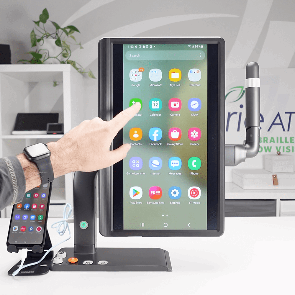 MirrorPad Pro, the first 3-in-1 Wireless Magnifier + Device Viewer CloverBook - 11