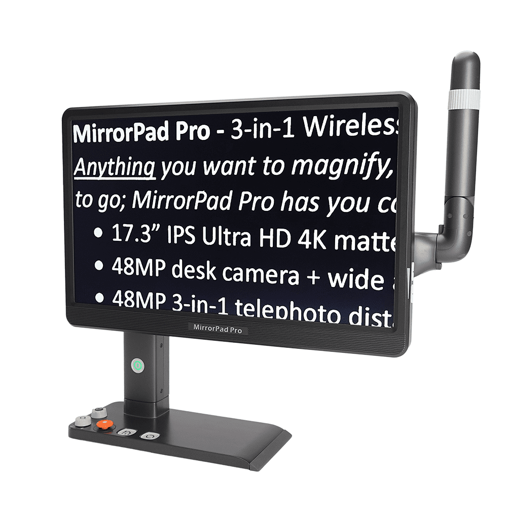MirrorPad Pro, the first 3-in-1 Wireless Magnifier + Device Viewer CloverBook - 2