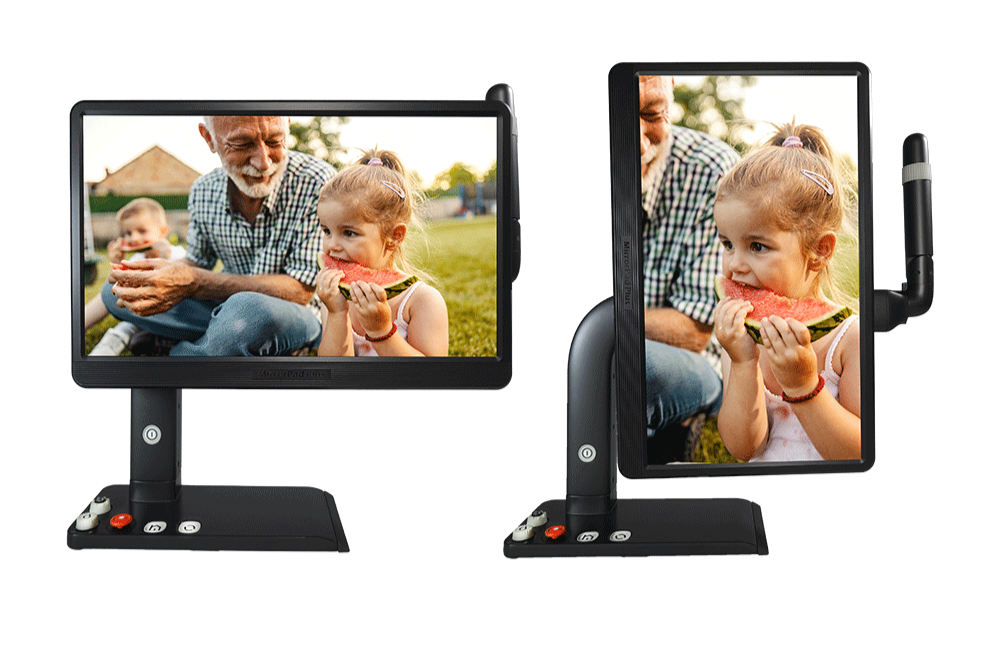 MirrorPad PLUS - 3-in-1 Magnifier + Device Viewer Special Needs Computers - 6