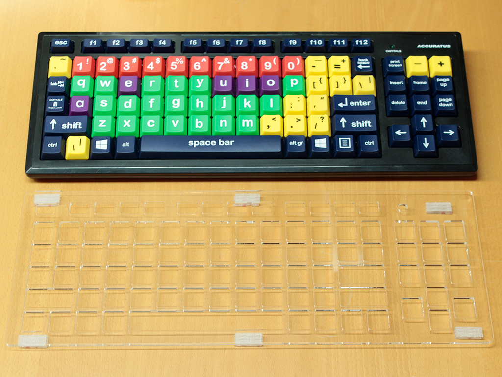 Large Print Keyboard Keyguards KeyguardAT