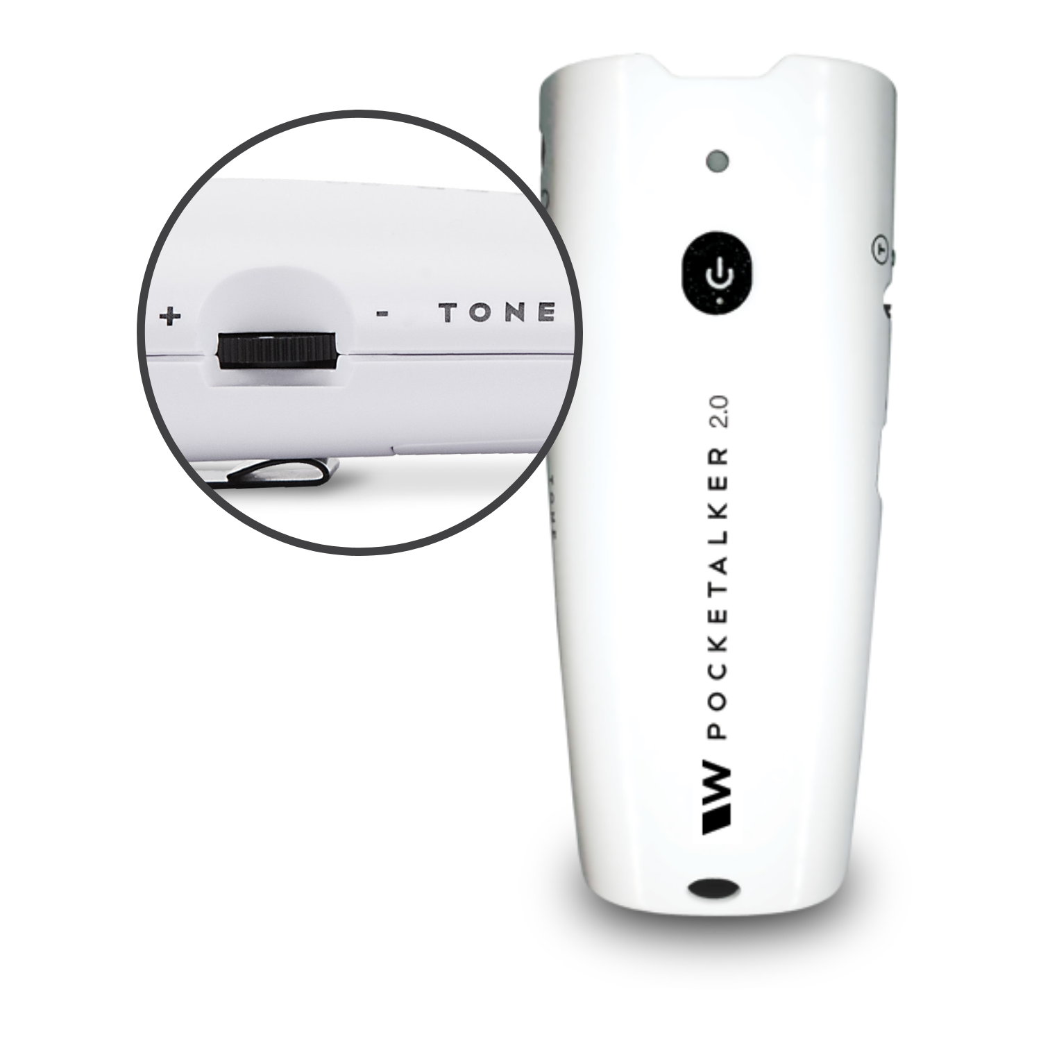 Pocketalker 2.0 Personal Voice Amplifier tone control