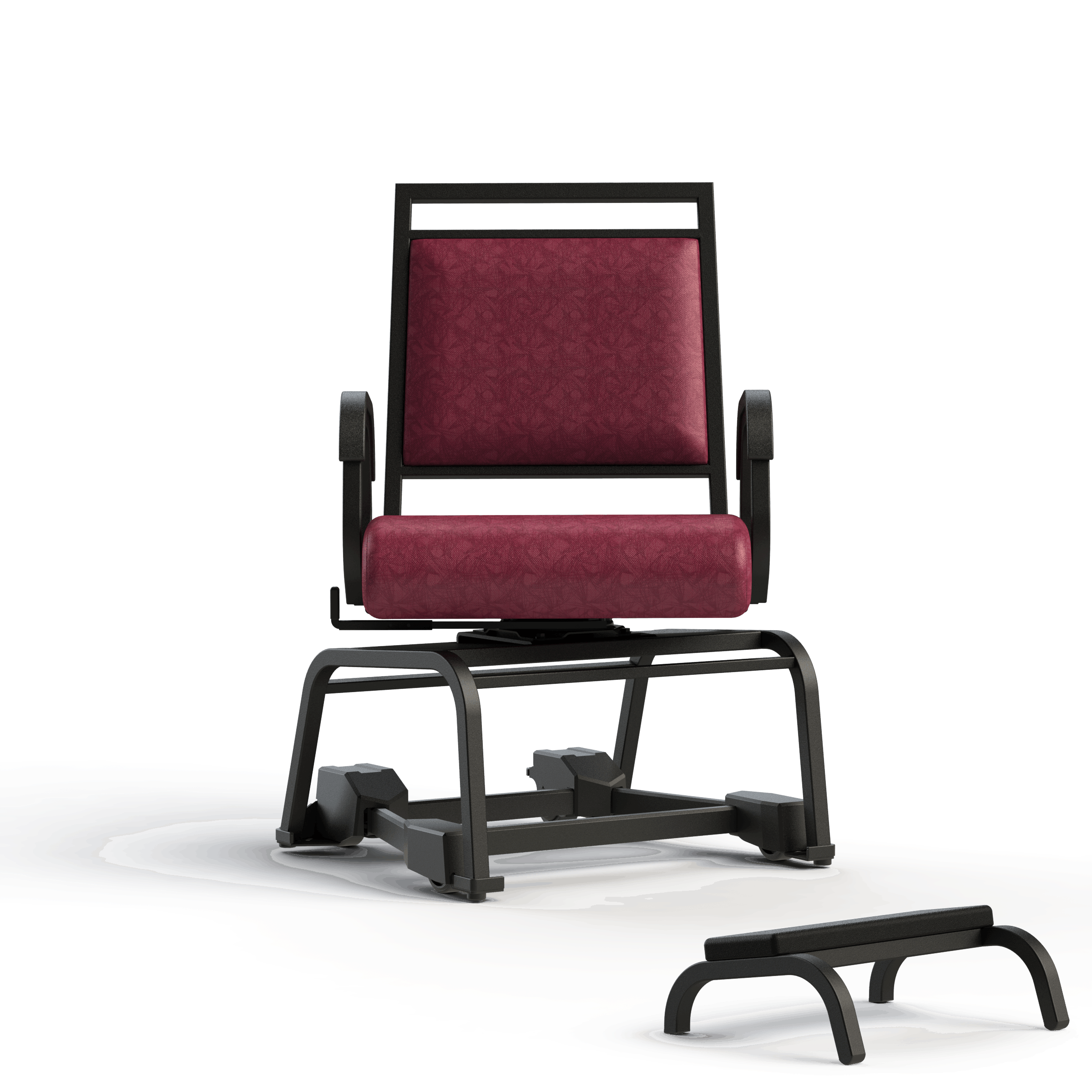 Titan 2 Armed Swivel Chair With Caddie 5