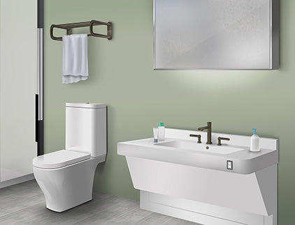 Wheelchair Approach Adjustable Vanity in Canada Special Needs Computers - 1