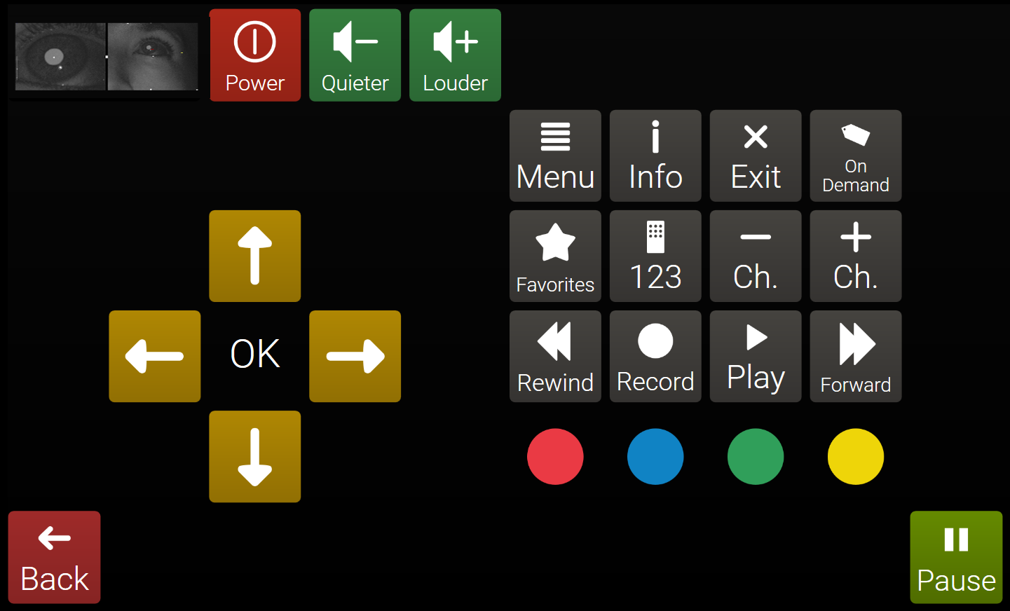 EyeWorld Operate a Remote Control