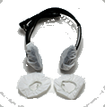 WILLIAMS SOUND WHITE SANITARY COVERS FOR HEADPHONE EAR PADS