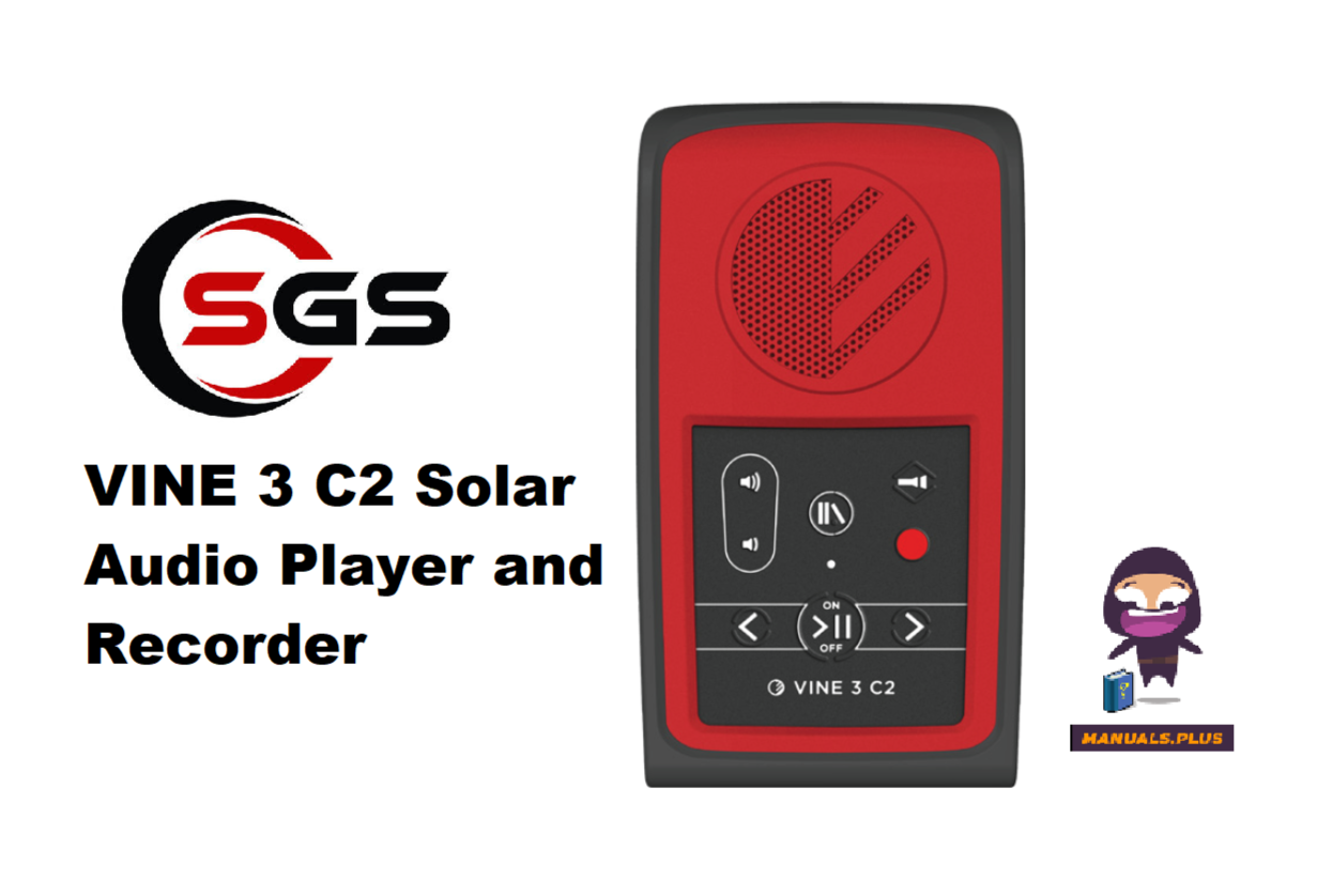 SGS VINE 3 C2 Solar Audio Player and Recorder - 6