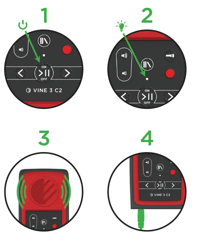 SGS VINE 3 C2 Solar Audio Player and Recorder - 4