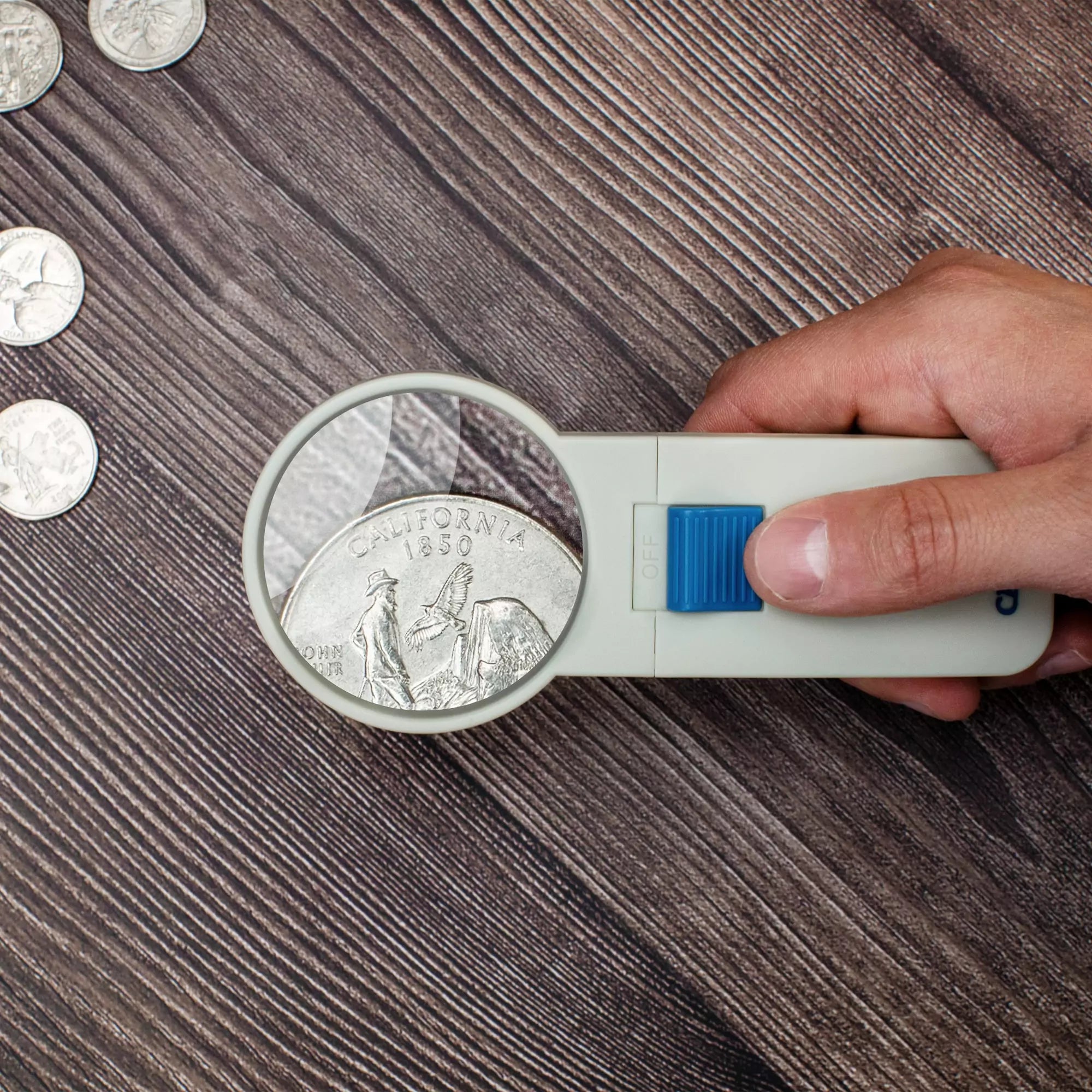 HandHeld LED Lighted 5x Magnifier - 4