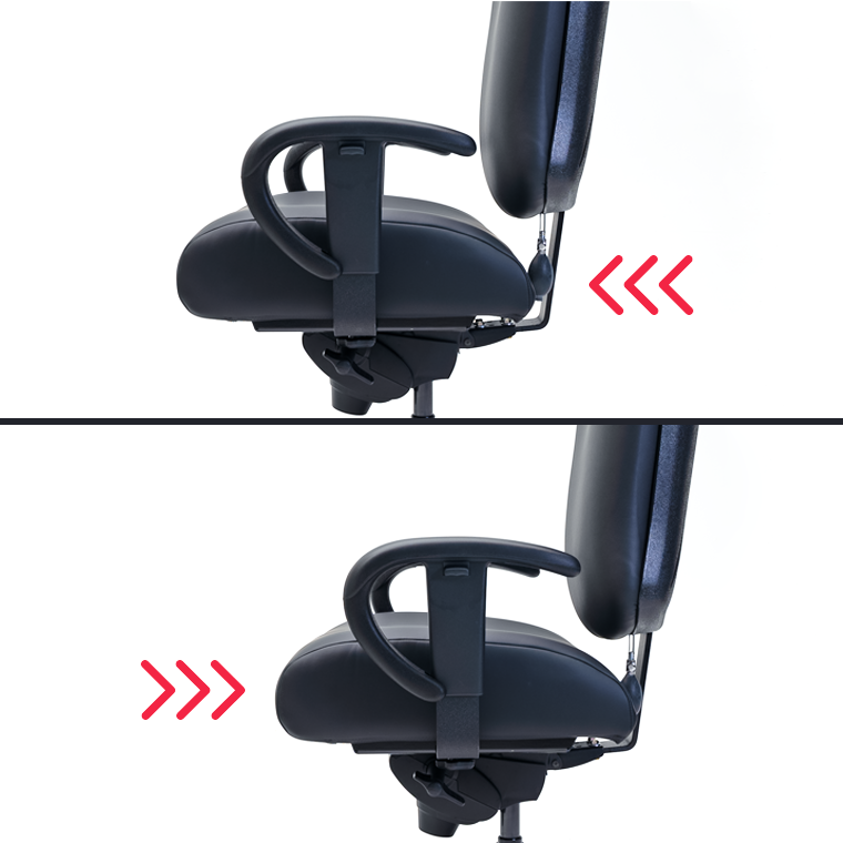 Concept Seating 3152HR Chair Special Needs Computers - Depth adjustment