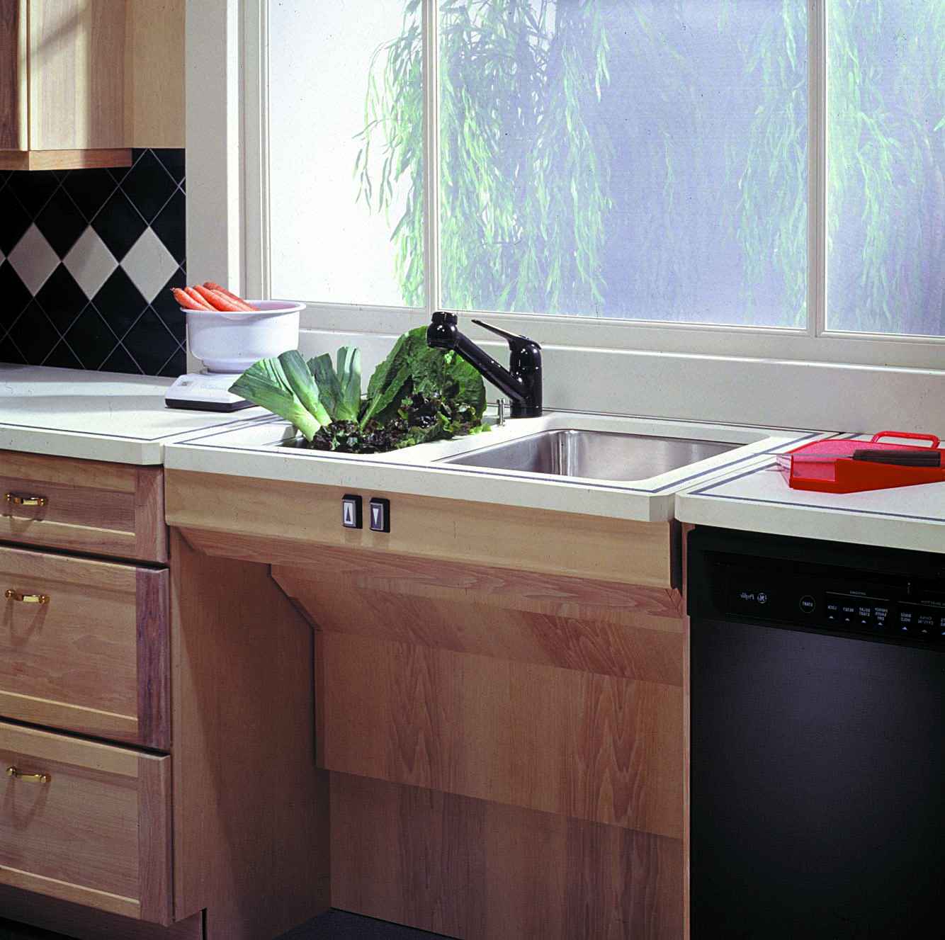 Wheelchair Approach Adjustable Sink