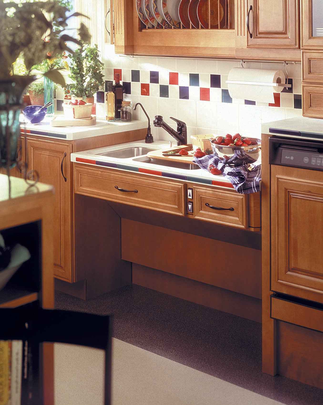 Wheelchair Approach Adjustable Sink