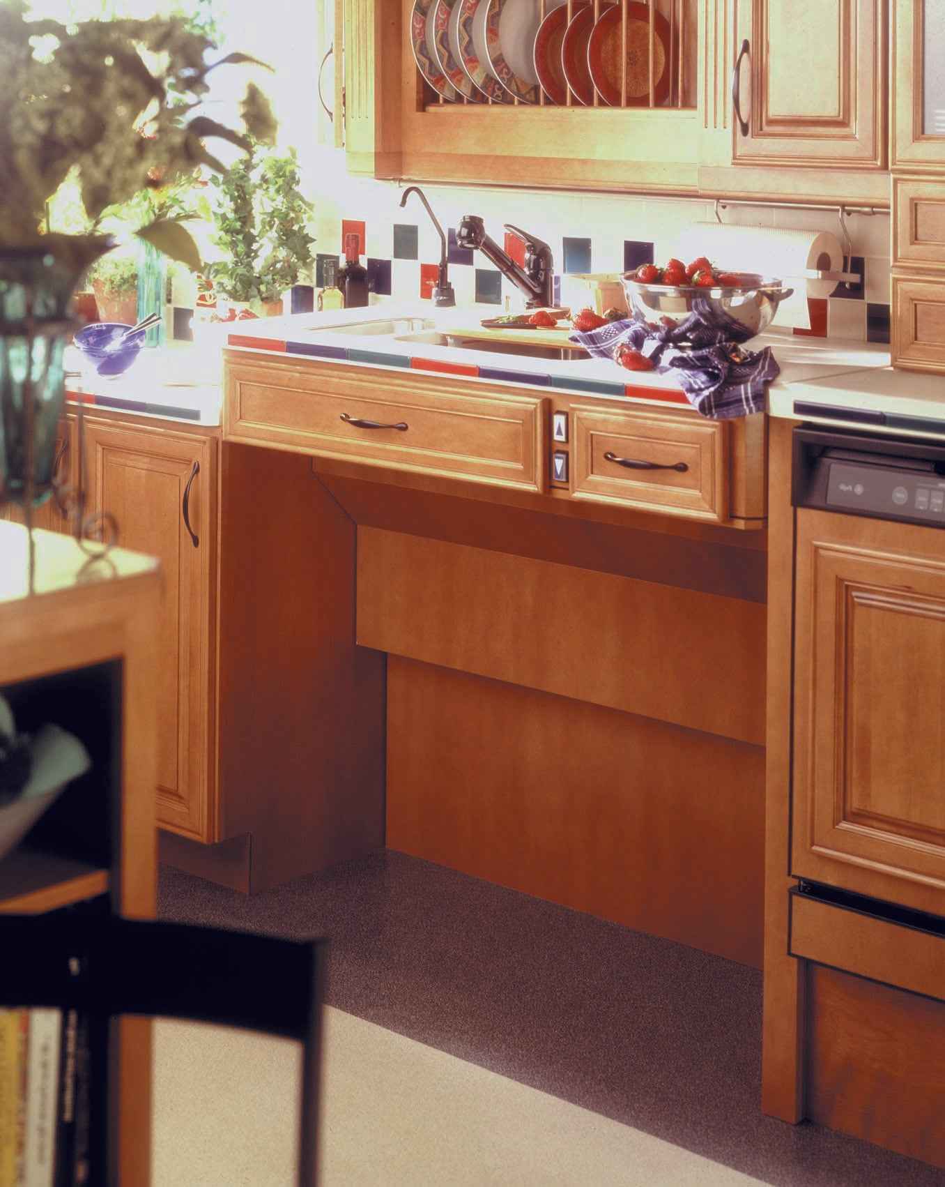 Wheelchair Approach Adjustable Sink