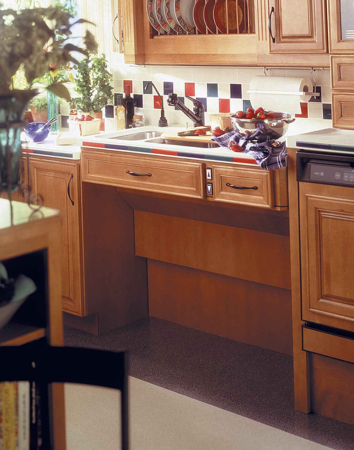 Wheelchair Approach Adjustable Sink