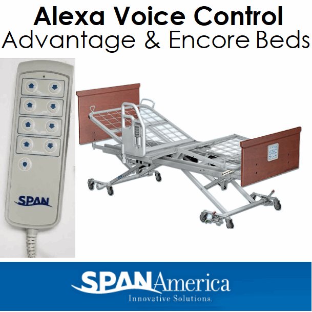 Alexa Bedtell Voice Control System for Span America Advantage & Encore Beds Oratell Advanced Home Automation