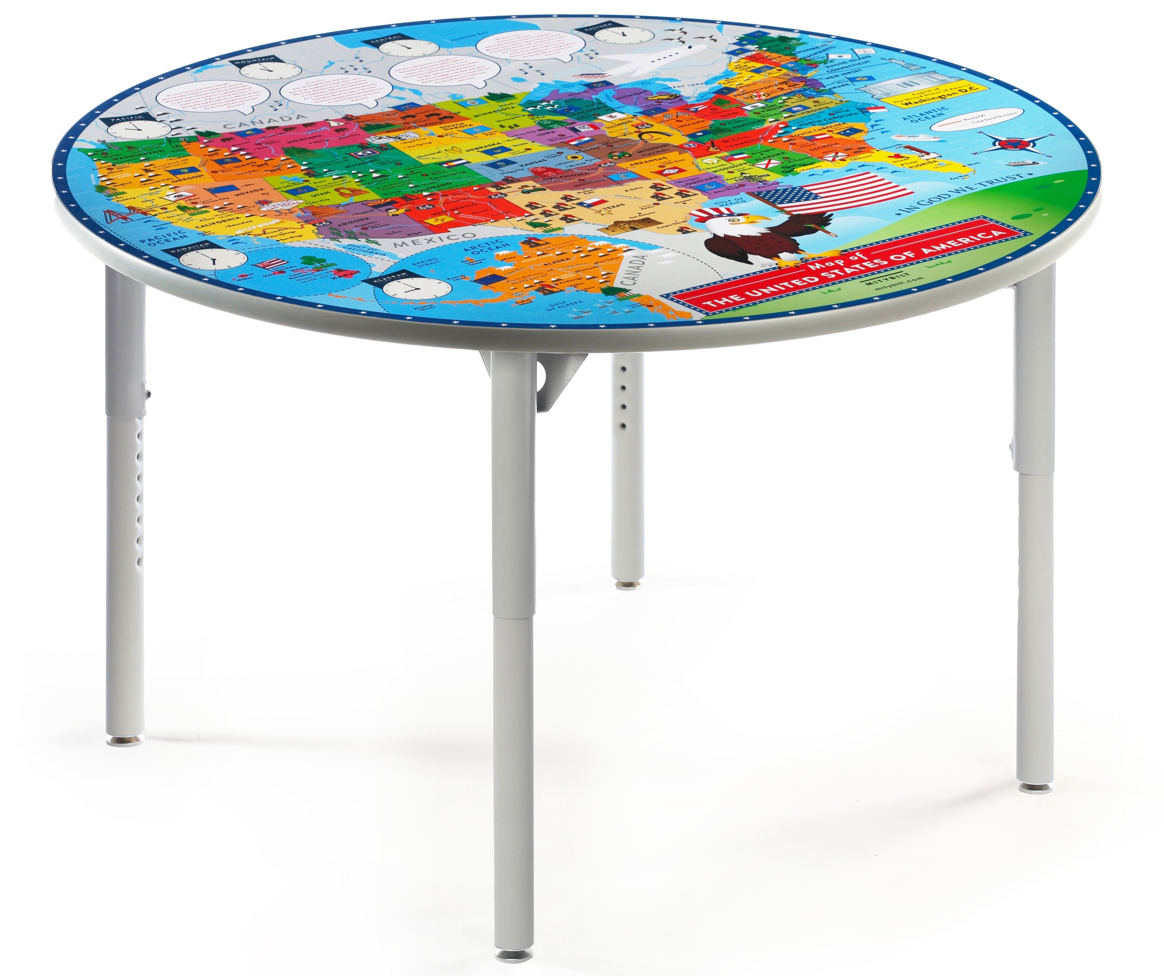 USA Map Table