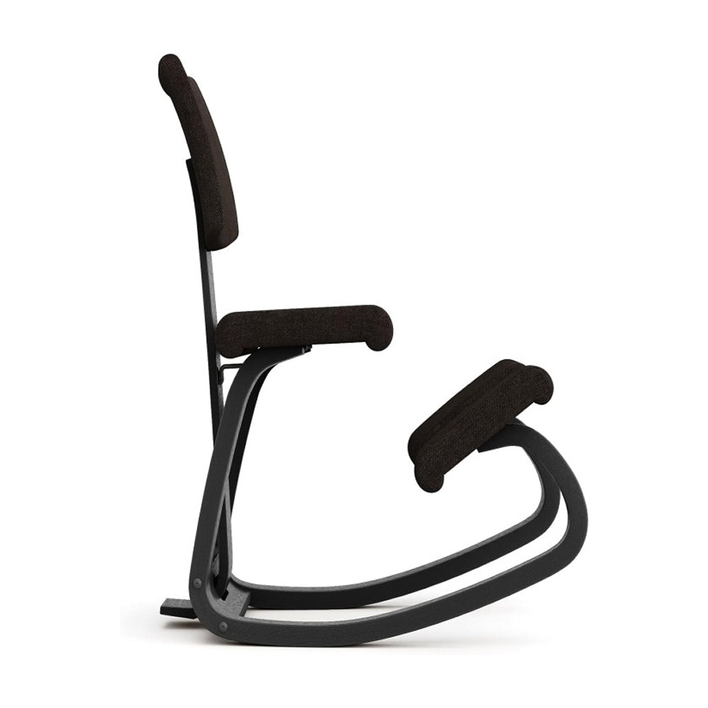 Varier Variable Plus Kneeling Chair Black Black Special Needs Computers - 5