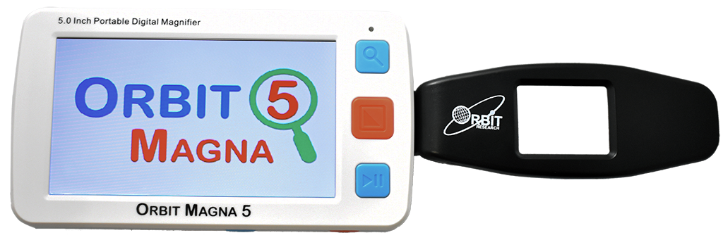 Orbit Magna 5 – Handheld Electronic Magnifier white with handle
