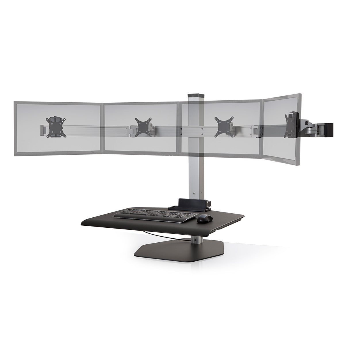 Winston Workstation Quad Silver
