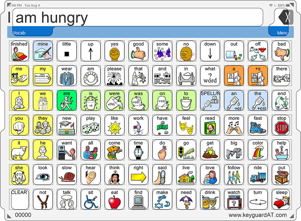 LAMP Words for Life Keyguard