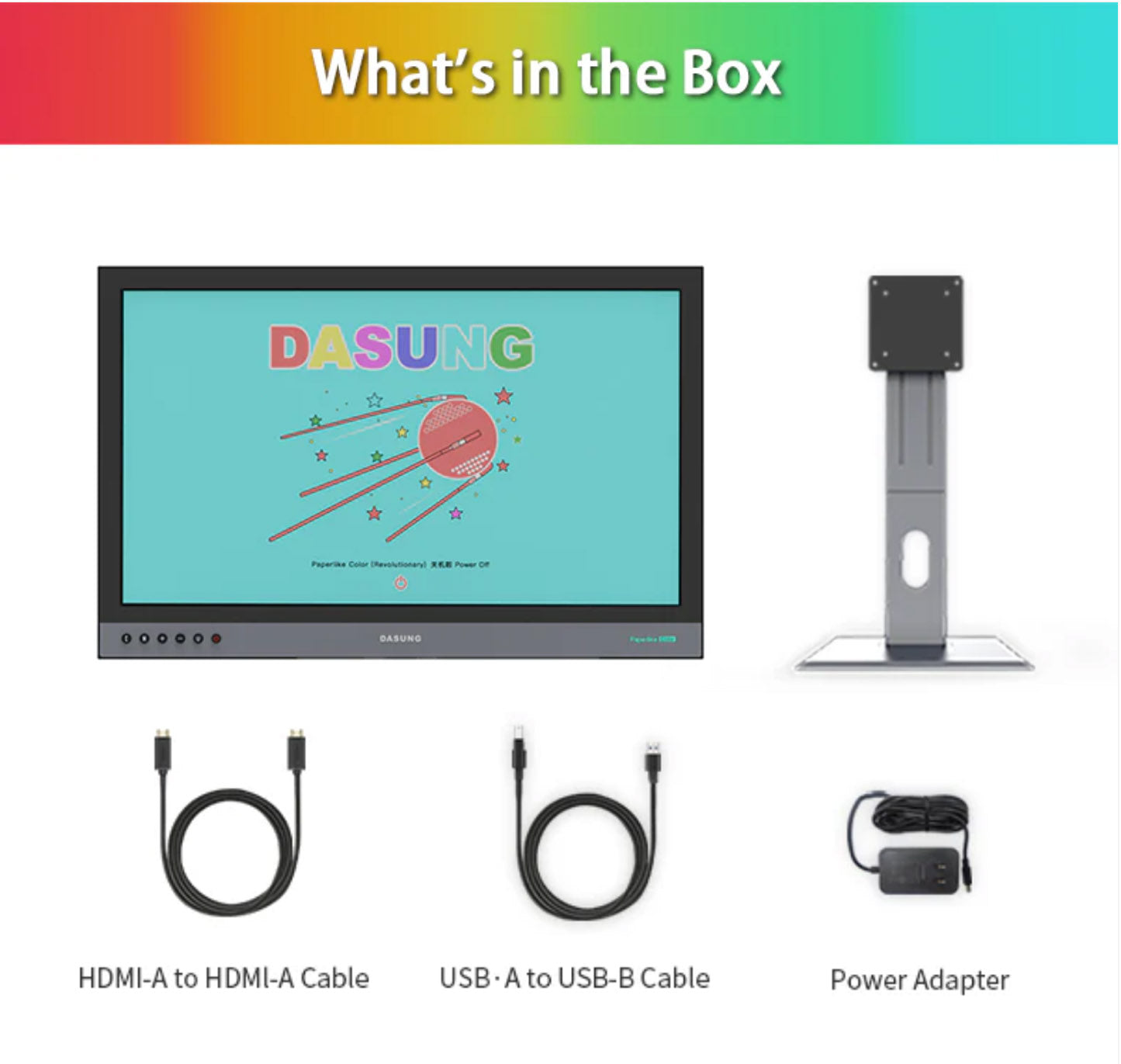 Dasung Paperlike COLOR (Revolutionary): World First Ultra-fast E-ink Monitor (25.3-inch) - 33Hz Dasung