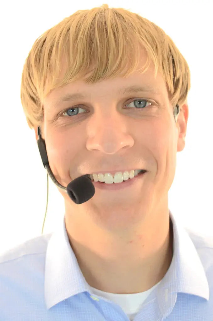 ChatterVox Pro-H Man wearing headset