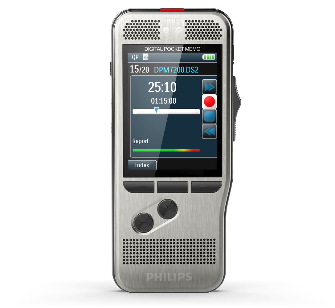 Philips Pocket Memo DPM7000 with SpeechExec Software (2 Year License)