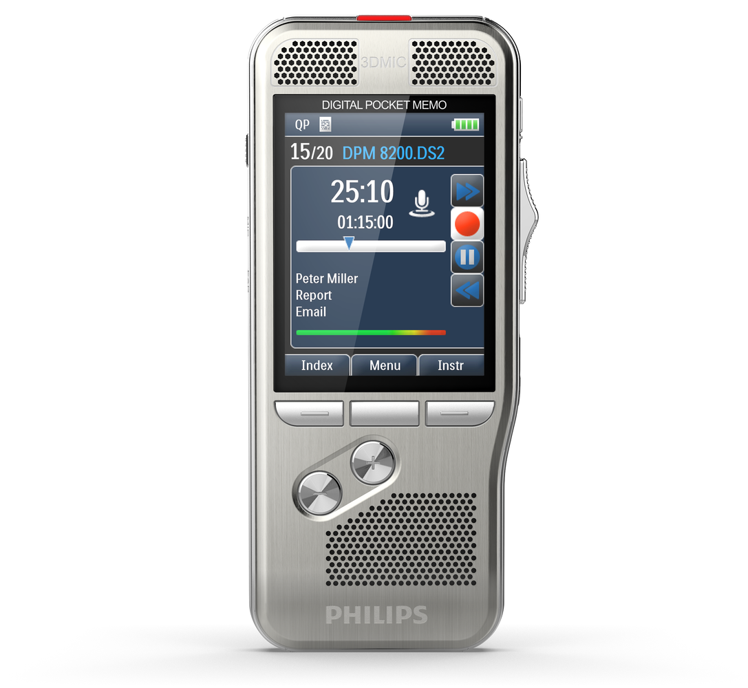 Philips PocketMemo Voice Recorder - DPM8000 series