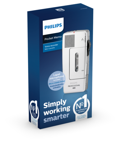 PocketMemo Voice recorder LFH0488 box