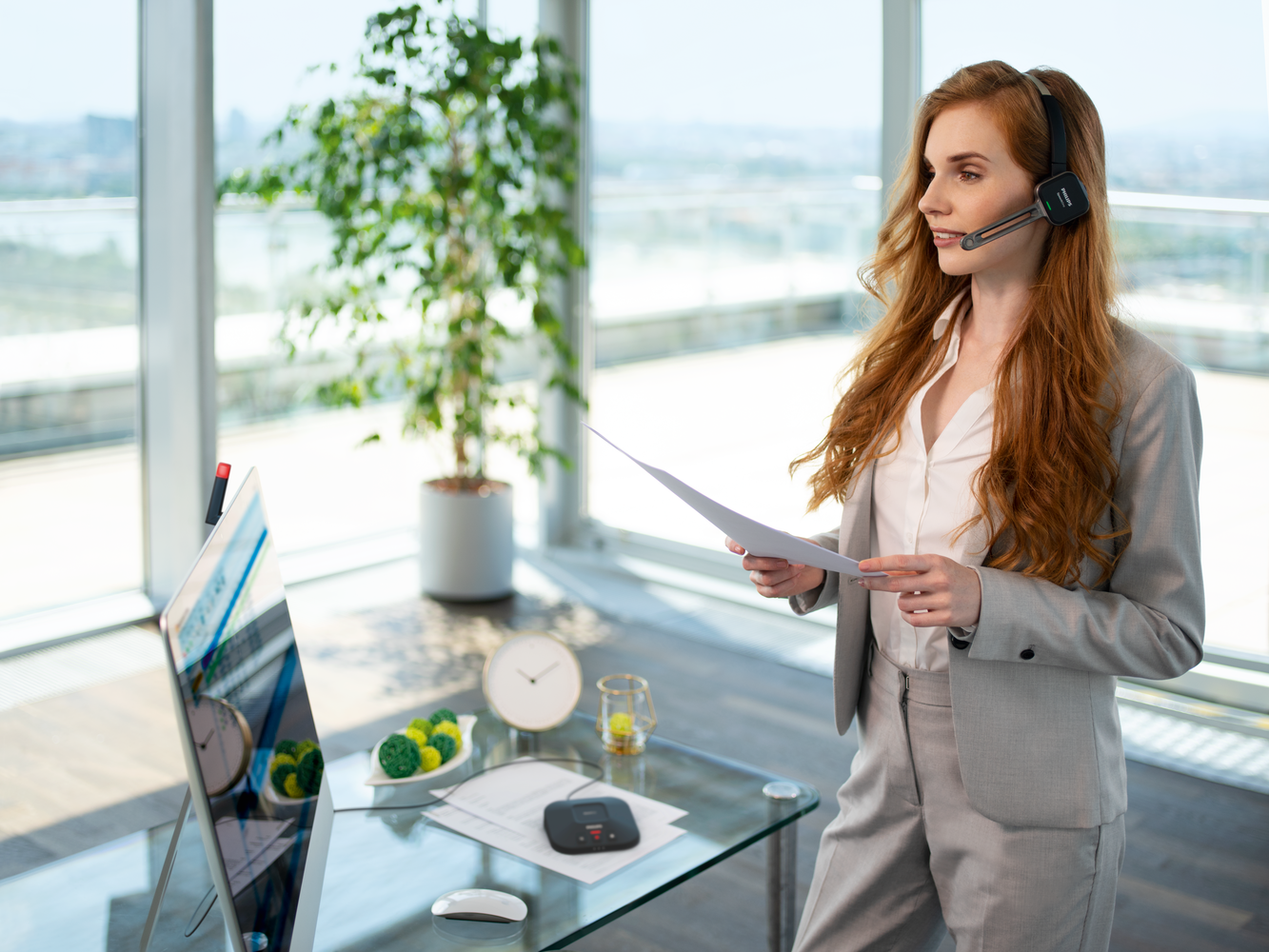 SpeechOne Wireless Dictation Headset