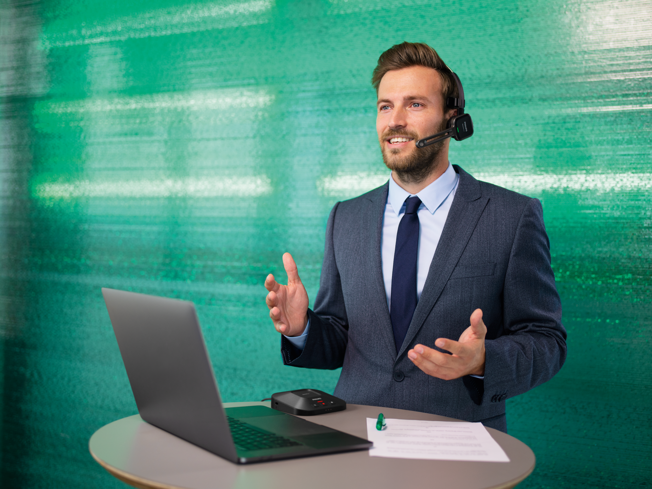 SpeechOne Wireless Dictation Headset