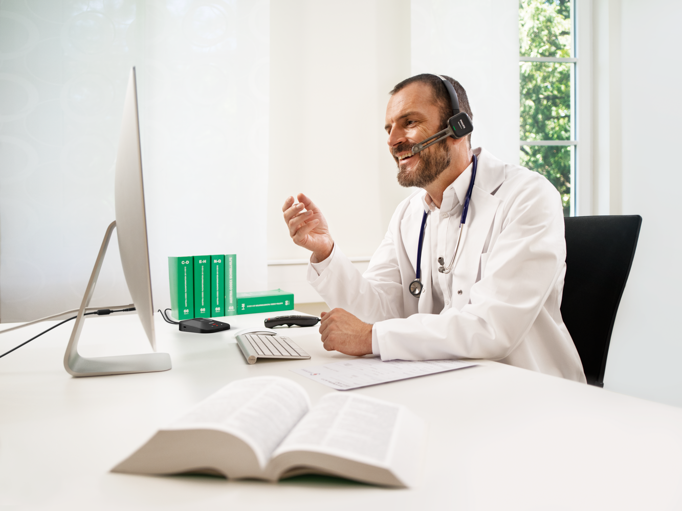SpeechOne Wireless Dictation Headset