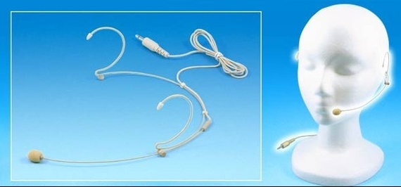 Featherlite Pro Headset Microphone Dual Ear