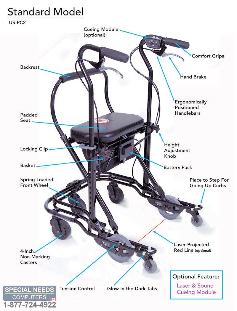 In-Step Standard U-Step Neuro Walker In Step Mobility