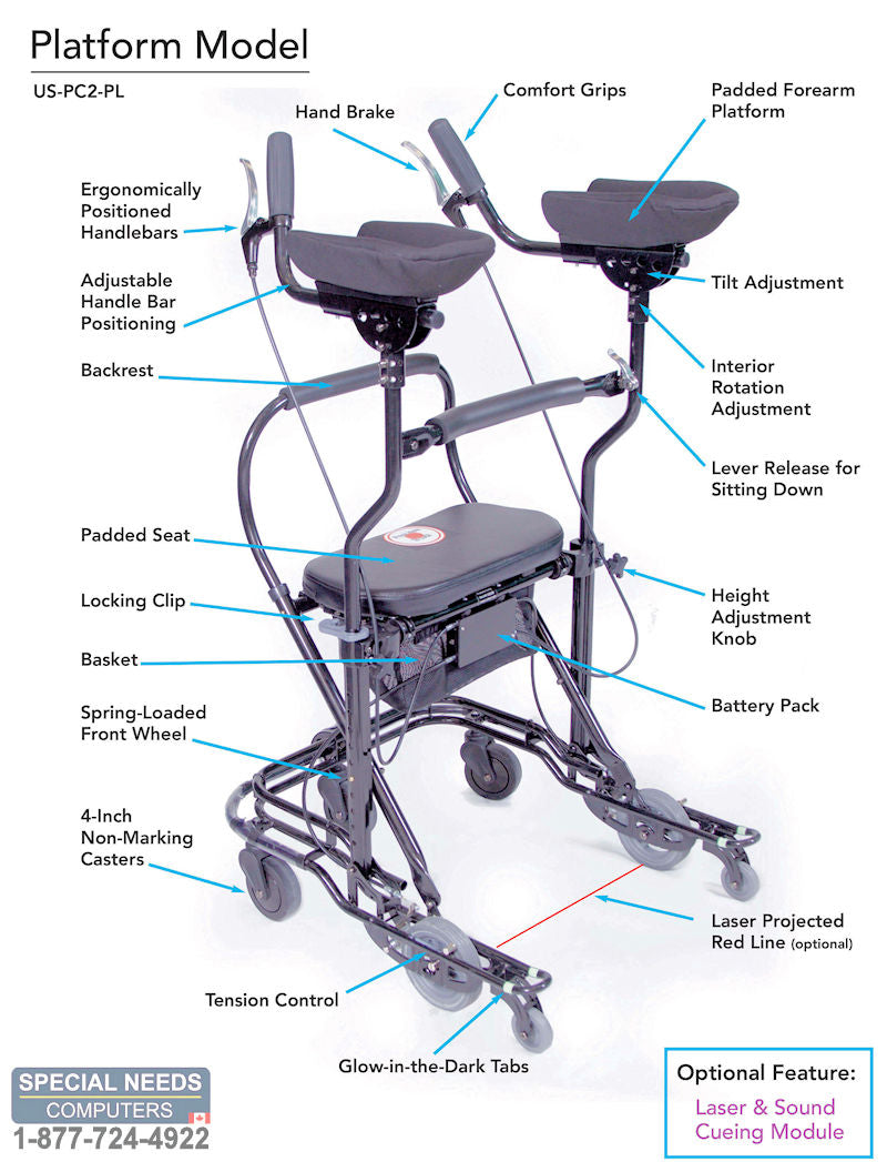 In-Step Neuro Platform Walker