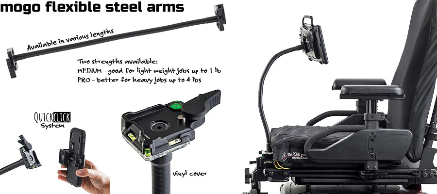 mogo flexible steel medium arm