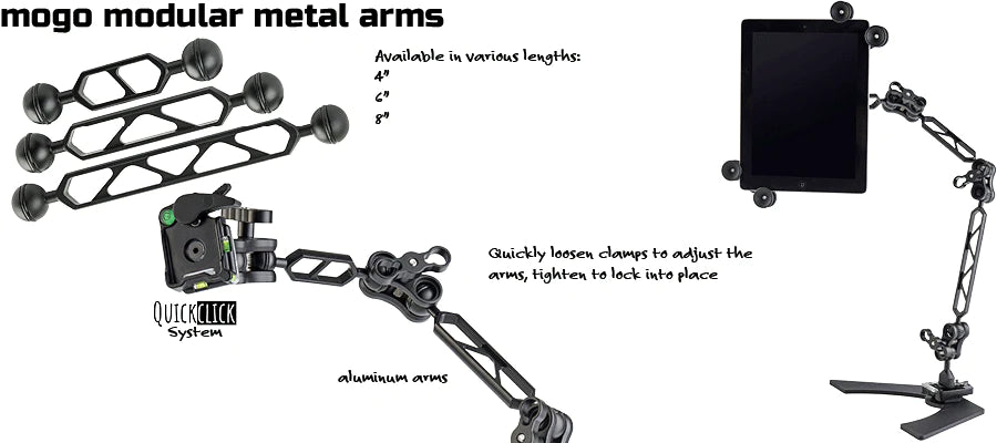 MOGO Ball to QuickClick Modular Hose Mounts