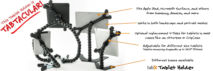 Tablet Holder Deep V-Tabs
