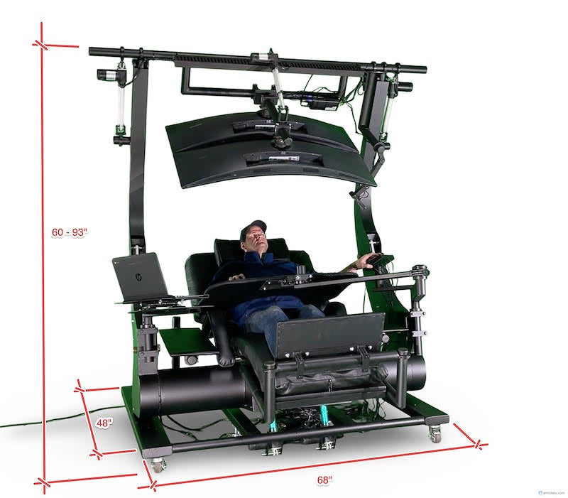 Zero Gravity Workstation Ultimate-XL Special Needs Computers - Dimension 11