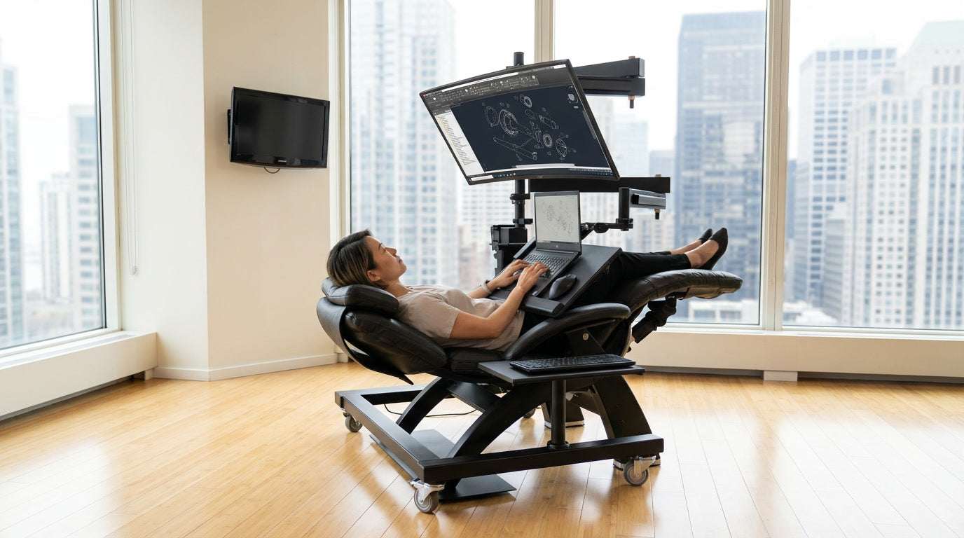 Reclining Chair Workstation - RCW-1