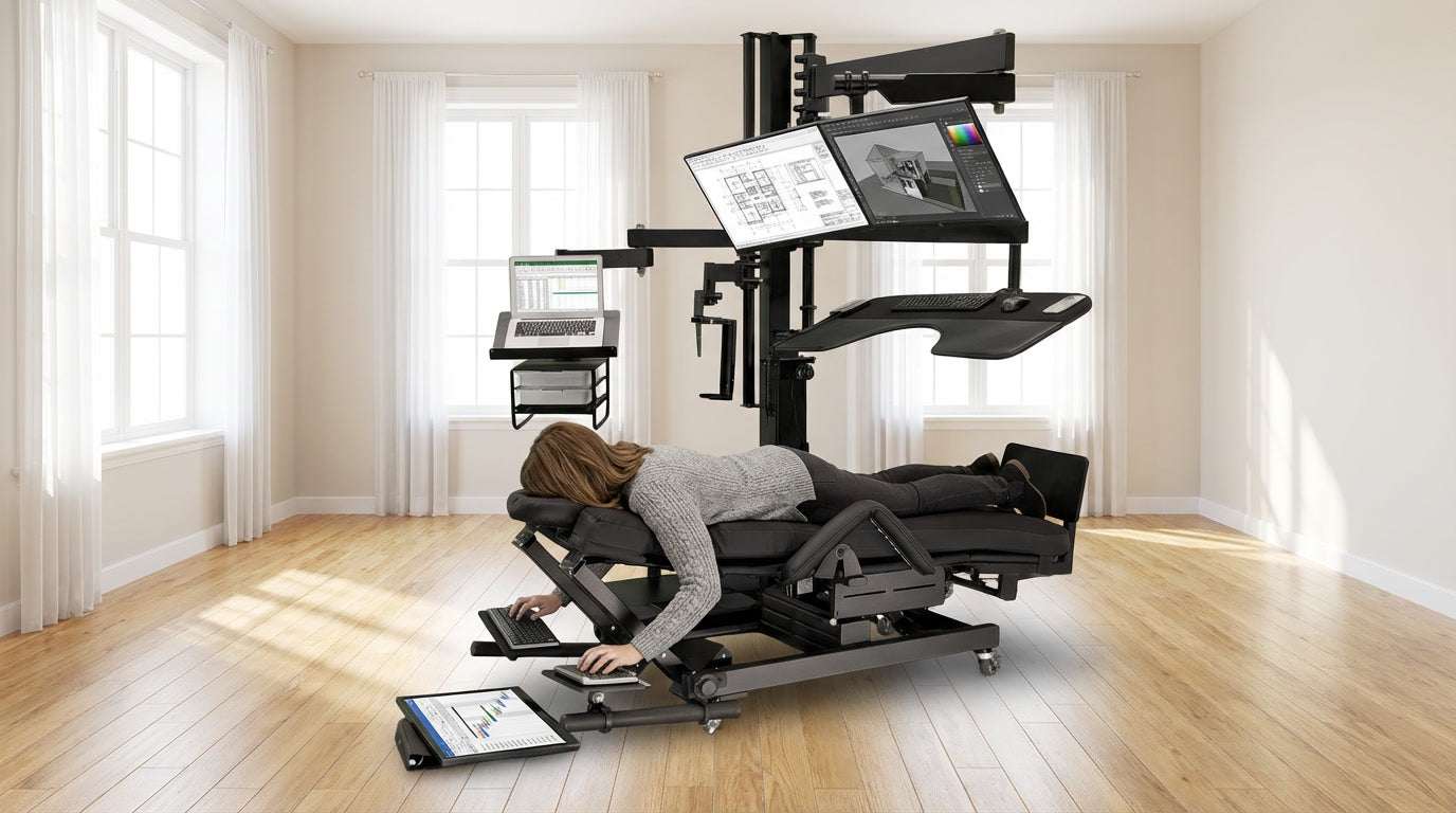Zero Gravity Chair Workstation - 0b-XL-Prone Special Needs Computers - 3