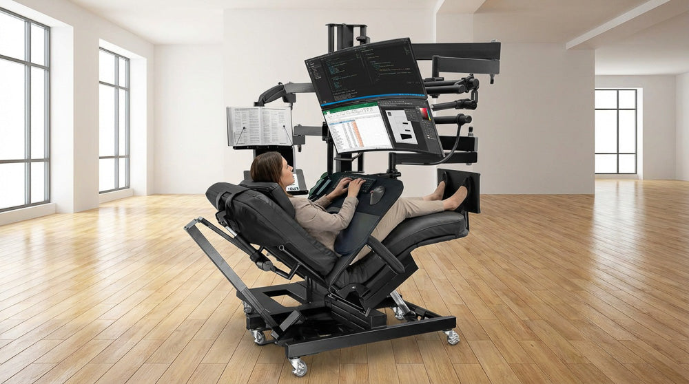 Zero Gravity Chair Workstation - ZGW-0b-XL Special Needs Computers - 10