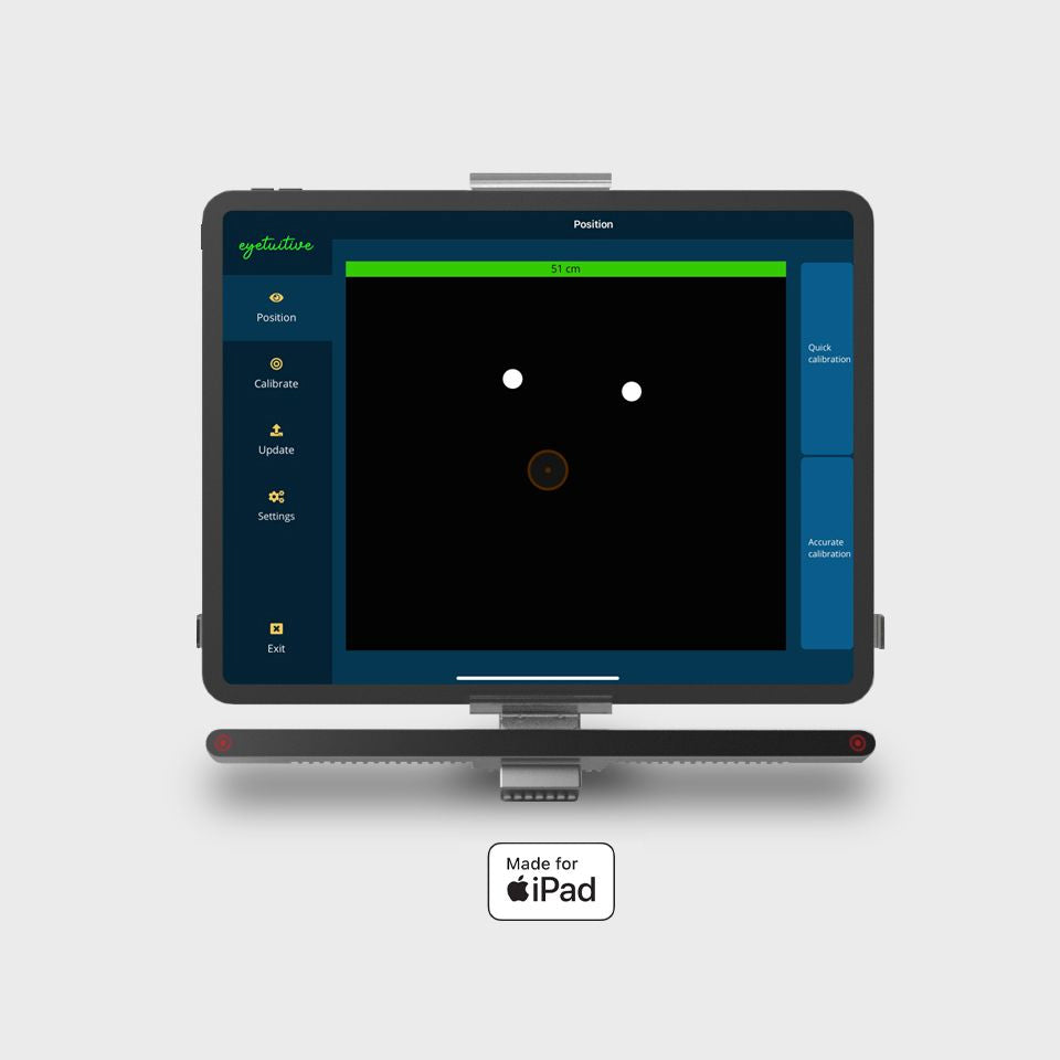 Eyetuitive Eye Tracker - iPad and Windows Certified - 1