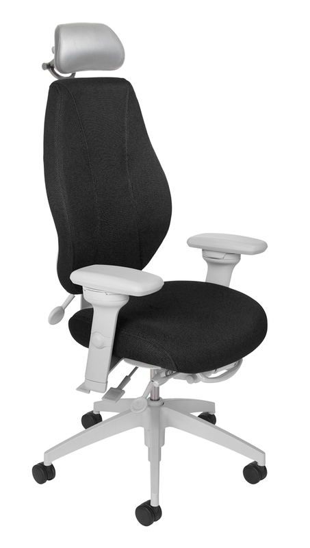 airCentric 2 Light Grey Frame & Black Upholstery - 2 - 16