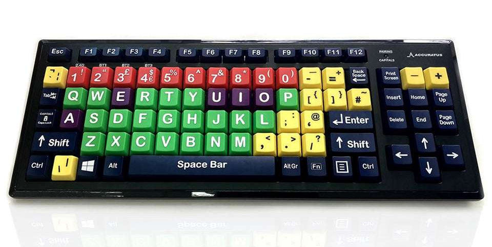 Jumbo XL Keyboard - Colored Uppercase