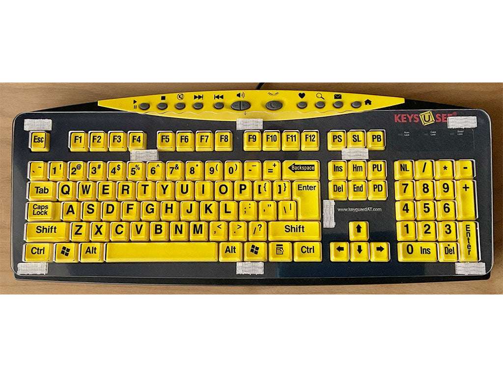 Large Print Keyboard Keyguards KeyguardAT