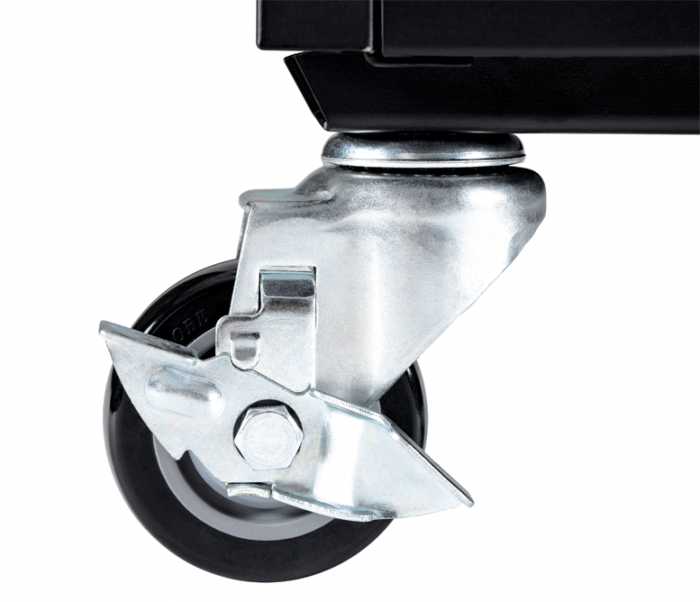 12-Laptop / Chromebook Compact Charging Cart wheel