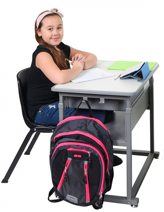 Student Desk - Manual Adjustable Desk